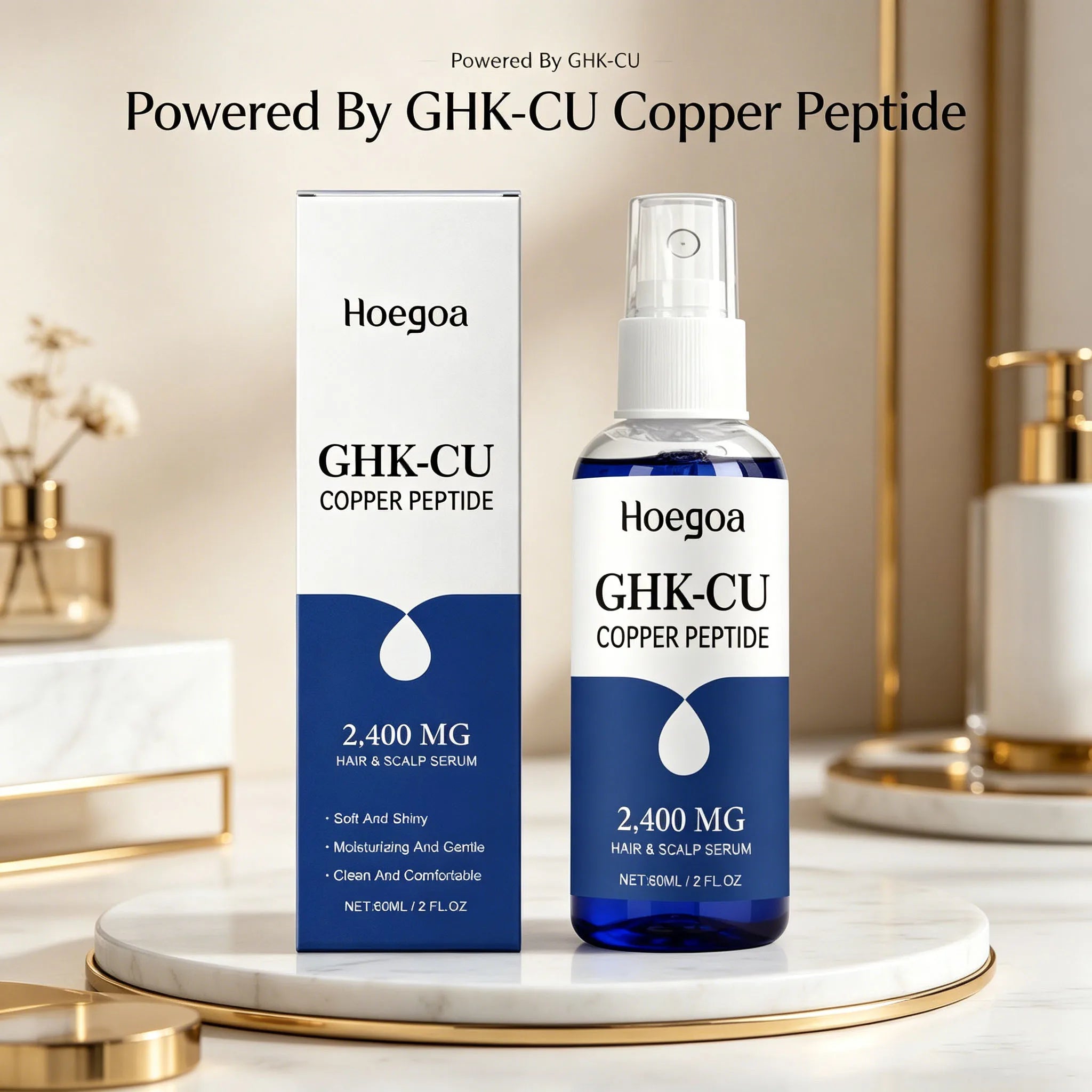 Copper Peptide Hair Serum – Nourishing Scalp Repair Essence
