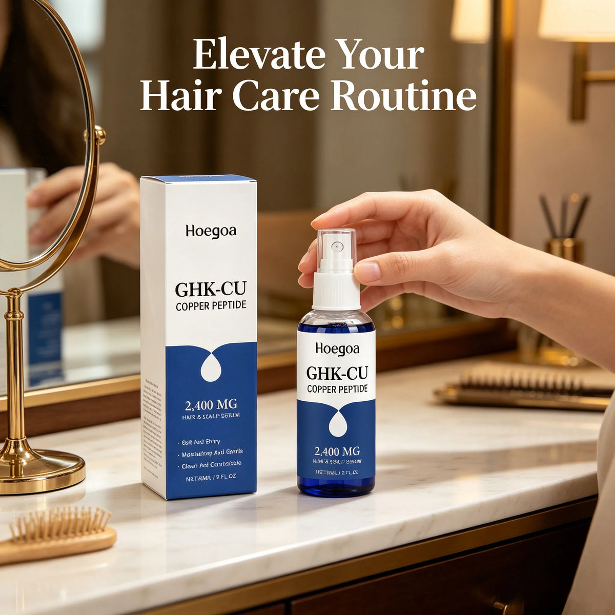 Copper Peptide Hair Serum – Nourishing Scalp Repair Essence